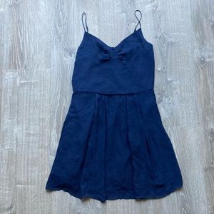 Joie Navy Silk Dress
